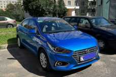 Hyundai Accent V, 2017, пробег 65000 км