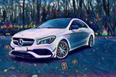 Mercedes-Benz CLA AMG C117, X117  Рестайлинг, 2017, пробег 99500 км
