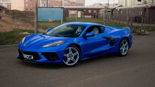Chevrolet Corvette C8, 2023, пробег 3300 км