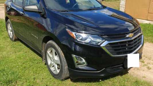 Chevrolet Equinox III, 2018, пробег 45000 км Chevrolet Equinox III, 2018, пробег 45000 км