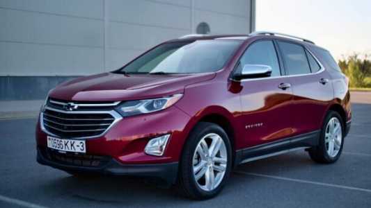 Chevrolet Equinox III, 2019, пробег 90000 км Chevrolet Equinox III, 2019, пробег 90000 км