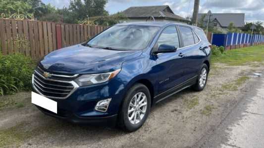 Chevrolet Equinox III, 2021, пробег 62000 км Chevrolet Equinox III, 2021, пробег 62000 км