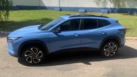 Chevrolet Trax II, 2023, пробег 8000 км