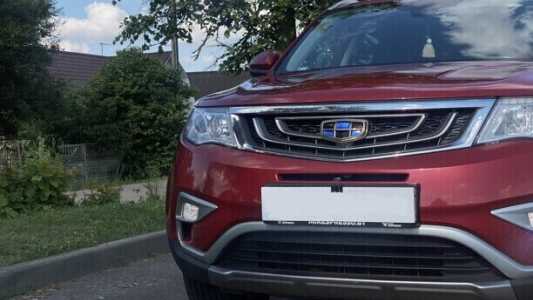 Geely Atlas I, 2019, пробег 90000 км