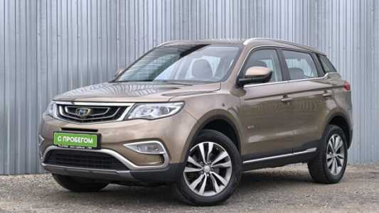 Geely Atlas I, 2020, пробег 74000 км