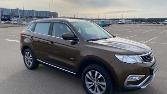 Geely Atlas I, 2020, пробег 84958 км