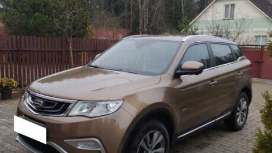 Geely Atlas I, 2021, пробег 125000 км