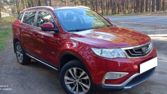 Geely Atlas I, 2021, пробег 74000 км
