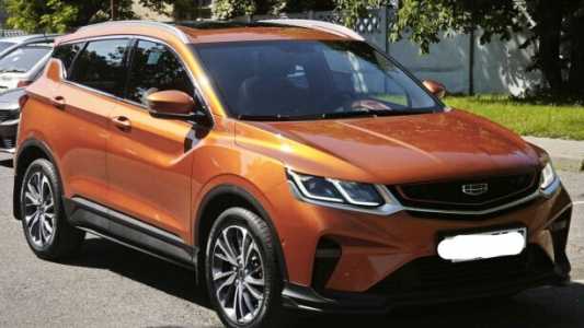 Geely Coolray I, 2020, пробег 76000 км