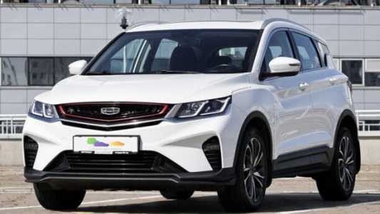 Geely Coolray I, 2022, пробег 101000 км