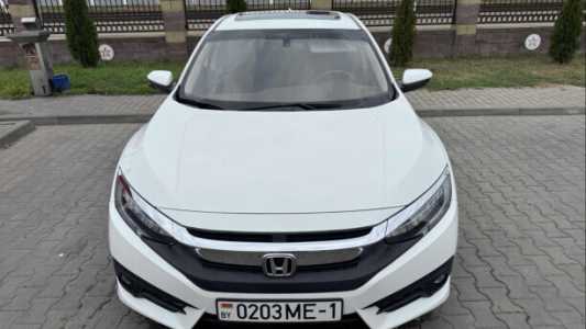 Honda Civic X, 2016, пробег 135000 км