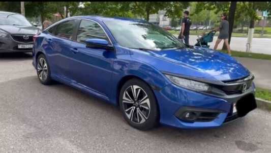 Honda Civic X, 2017, пробег 181390 км