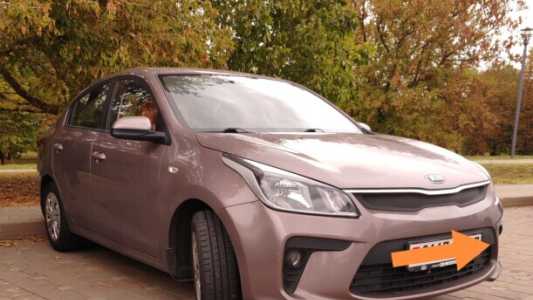 Kia Rio IV, 2019, пробег 27000 км