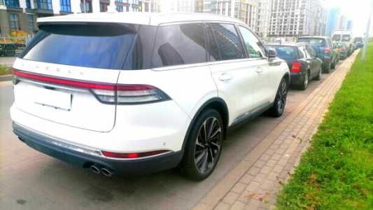 Lincoln Aviator II, 2020, пробег 100000 км