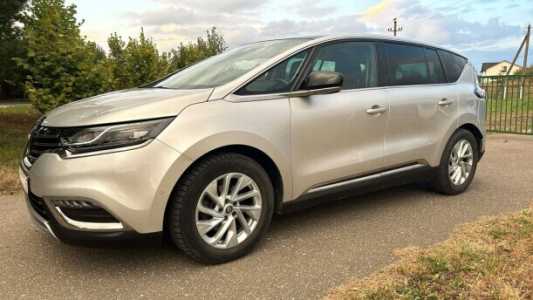 Renault Espace V, 2017, пробег 183000 км