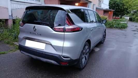 Renault Espace V, 2017, пробег 244000 км