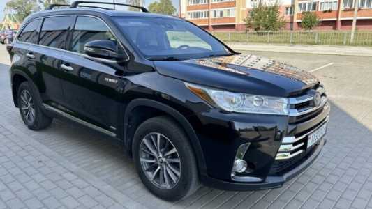 Toyota Highlander III (XU50)  Рестайлинг, 2019, пробег 125000 км