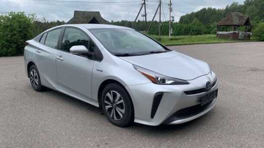 Toyota Prius IV (XW50)  Рестайлинг, 2019, пробег 86000 км