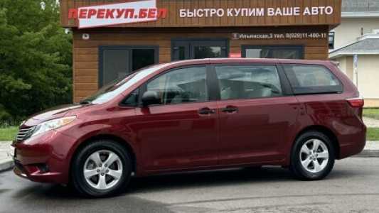 Toyota Sienna III (XL30)  Рестайлинг, 2017, пробег 100406 км