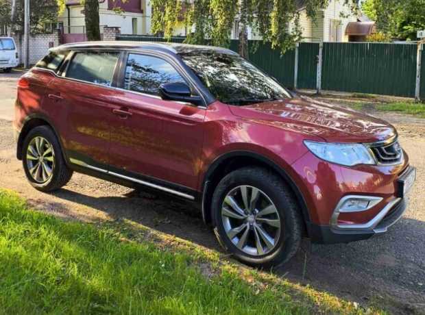 Geely Atlas I, 2019, пробег 106000 км