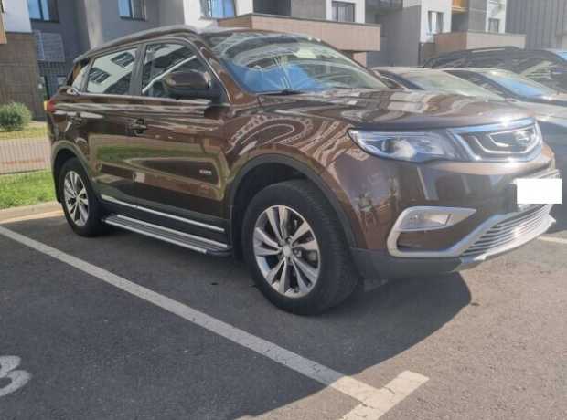 Geely Atlas I, 2019, пробег 59000 км