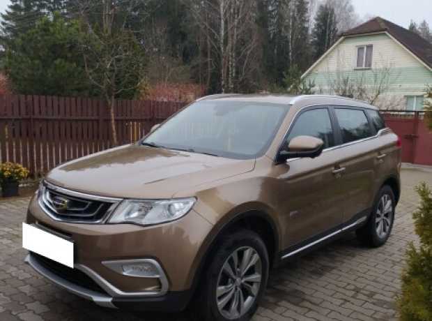 Geely Atlas I, 2021, пробег 125000 км