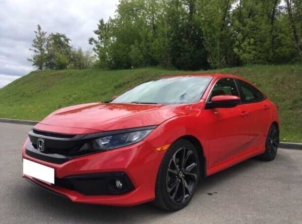 Honda Civic X, 2019, пробег 49000 км