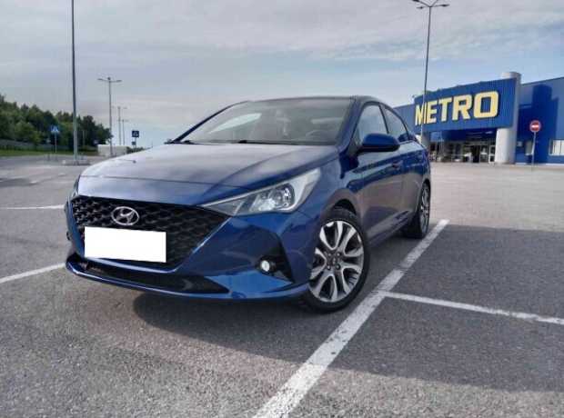 Hyundai Accent V  Рестайлинг, 2022, пробег 19000 км