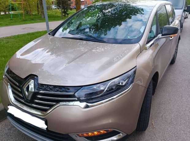 Renault Espace V, 2017, пробег 182000 км