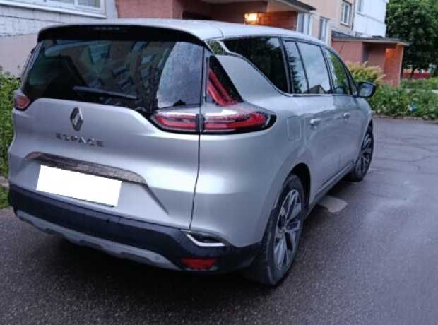 Renault Espace V, 2017, пробег 244000 км