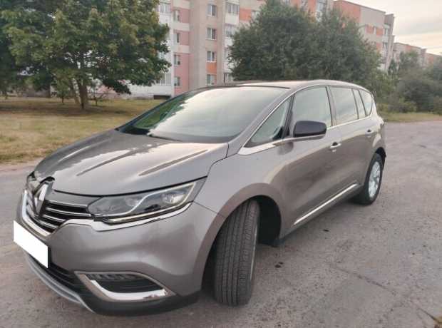 Renault Espace V, 2017, пробег 245000 км