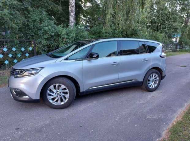 Renault Espace V, 2017, пробег 83700 км