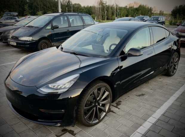 Tesla Model 3 I  Рестайлинг, 2020, пробег 16000 км