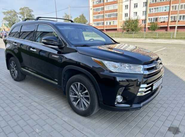 Toyota Highlander III (XU50)  Рестайлинг, 2019, пробег 125000 км