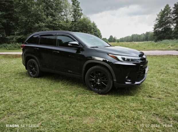 Toyota Highlander III (XU50)  Рестайлинг, 2019, пробег 53000 км