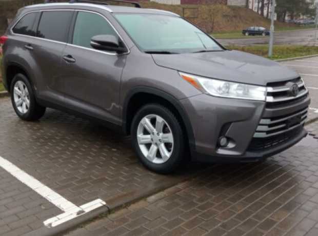 Toyota Highlander III (XU50)  Рестайлинг, 2019, пробег 64374 км