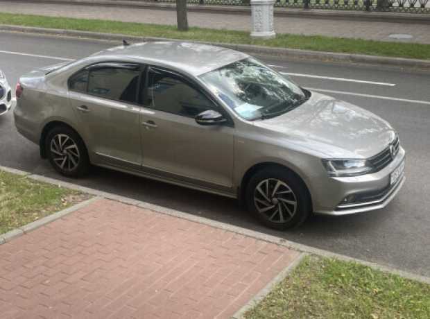 Volkswagen Jetta VI  Рестайлинг, 2017, пробег 105000 км